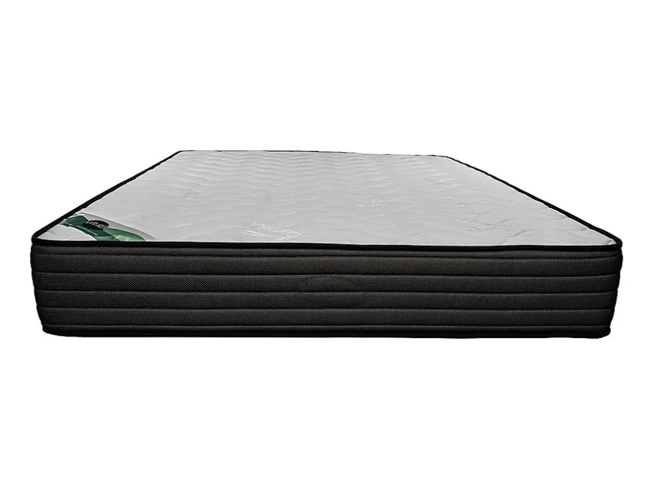 Vente-unique Matelas 160 x 200 cm mousse et coutil bambou ép.25cm - BERENDI de NATUREA