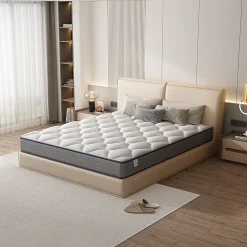 Teeno Matelas a Memoire 90x190cm de Forme en Mousse et Ressorts, Épaisseur20 cm Discount