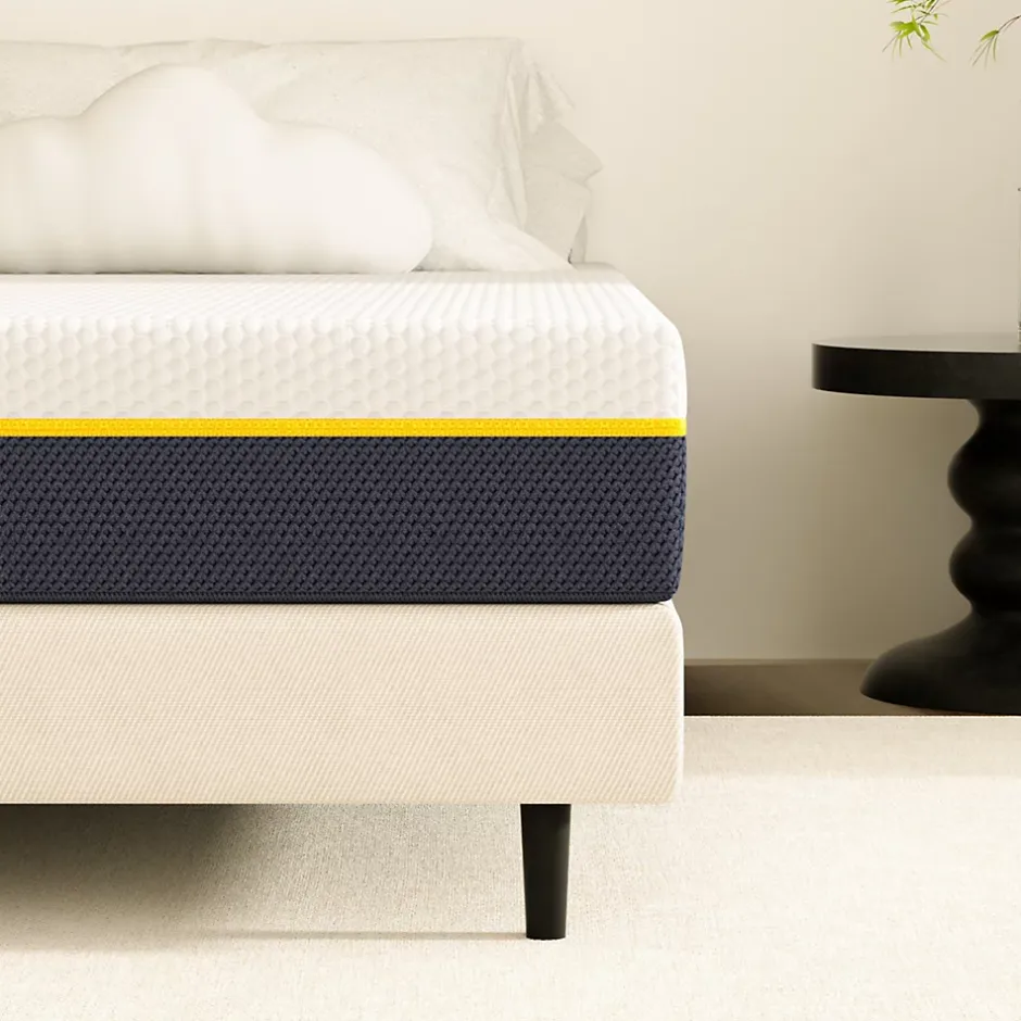 Teeno Matelas adulte de 17 cm, 90 x 200 cm (mousse à mémoire de forme + fibre de charbon de bambou) Online