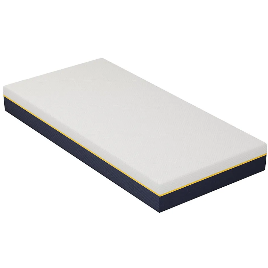 Teeno Matelas Adulte 90x190 cm, Épaisseur 21 cm, Mousse à Mémoire + Fibres de Charbon de Bambou