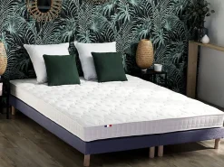 Idliterie Matelas AZUR bi-confort mousse et mémoire de forme toutes saisons 160x200