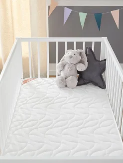 Babysom Matelas Bébé Climatisé - 1 Face Été Fraîche et 1 Face Hiver Ouatinée - Anti-acarien - Oeko-Tex - Fabrication française Online