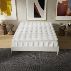 November Matelas Celestia - Épaisseur 30 cm - Ressorts ensachés & Mousse Charbon Actif - Indépendance de couchage - (160 x 200 cm) Discount