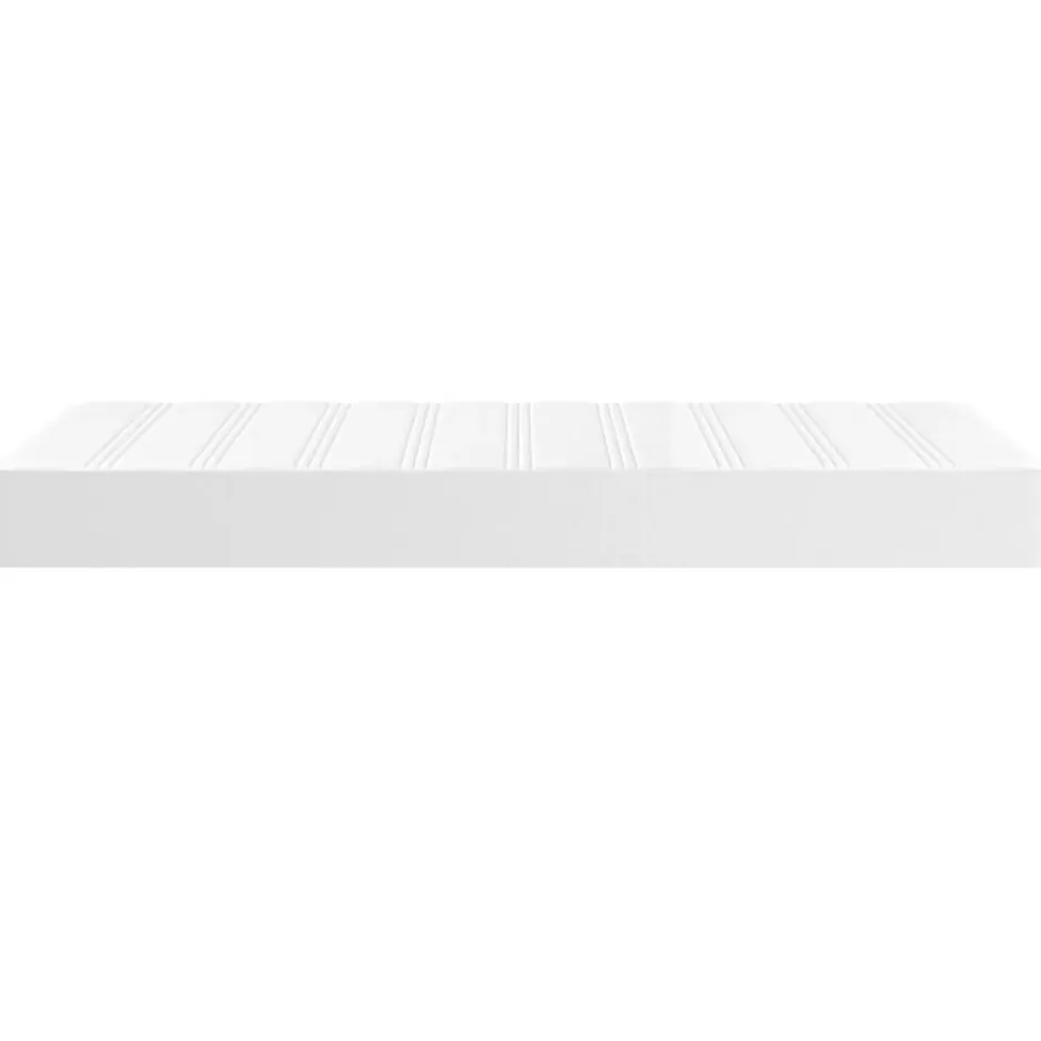 Vidaxl Matelas de lit à ressorts ensachés fermeté moyenne blanc 120x190x20 cm