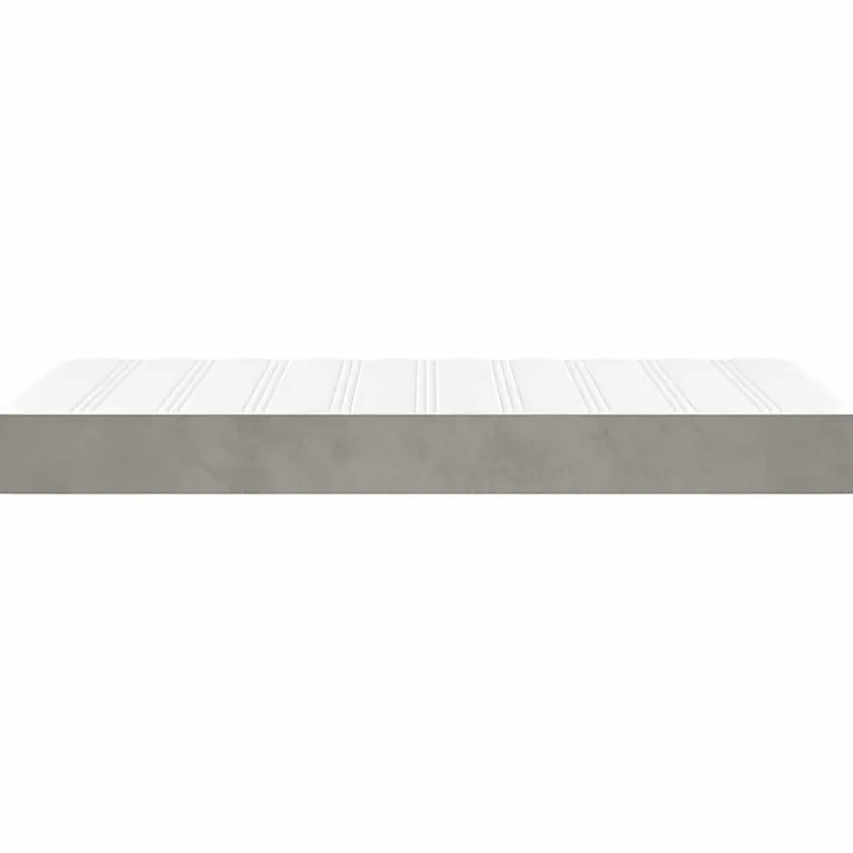 Vidaxl Matelas de lit à ressorts ensachés fermeté moyenne 80x210x20 cm velours