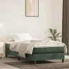 Vidaxl Matelas de lit à ressorts ensachés fermeté moyenne 80x220x20 cm velours New