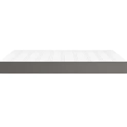Vidaxl Matelas de lit à ressorts ensachés fermeté moyenne Gris 140x190x20cm Similicuir Clearance