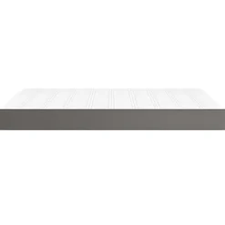 Vidaxl Matelas de lit à ressorts ensachés fermeté moyenne Gris 140x190x20cm Similicuir Clearance
