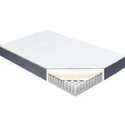 Vidaxl Matelas de sommier tapissier - - 140x200 cm - Ressorts ensachés - Mousse à mémoire de forme