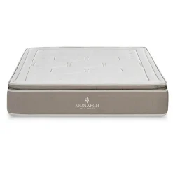 Monarch Matelas Deluxe Crown - Ressorts Ensachés Taille 190 x 140 cm Hauteur 28 cm