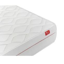 Mercado Do Colchão Matelas Deluxe Orthopédique 190 x 140 cm, 27 cm. Ressorts ensachés et viscoélastique, réversible, soutien medium, tissu respirant.