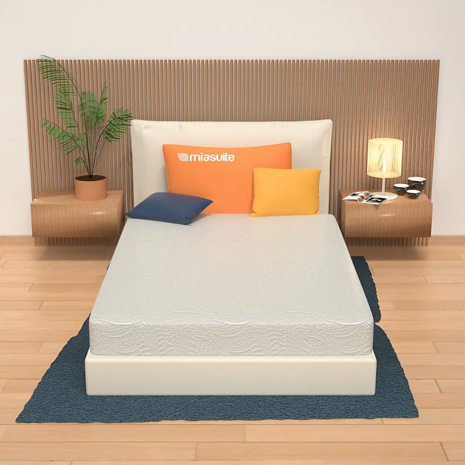 Miasuite Matelas déhoussable 180x200 Hauteur 14 cm - en Waterfoam, orthopédique, indéformable. Sim