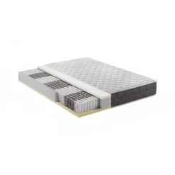 Talamo Italia Matelas double Davanz, matelas en mousse à mémoire de forme, matelas ergonomique, matelas à ressorts ensachés, 140x190xh28 cm Outlet