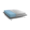 Talamo Italia Matelas double Dfiorio, matelas amovible en mousse à mémoire de forme et Waterfoam,, 120x200h21 cm