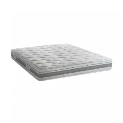 Talamo Italia Matelas double Dfiorio, matelas amovible en mousse à mémoire de forme et Waterfoam,, 120x200h21 cm