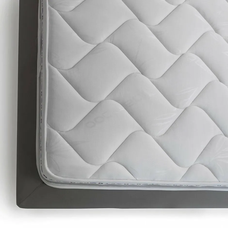Talamo Italia Matelas double Dfiorio, matelas amovible en mousse à mémoire de forme et Waterfoam,, 120x200h21 cm