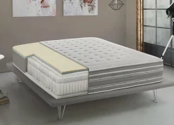 Talamo Italia Matelas double Dgiudic, orthopédique en mousse à mémoire de forme et microressorts ensachés,, 120x190h37 cm Clearance