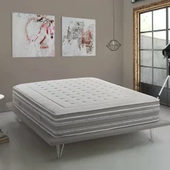 Talamo Italia Matelas double Dgiudic, orthopédique en mousse à mémoire de forme et microressorts ensachés,, 120x190h37 cm Clearance