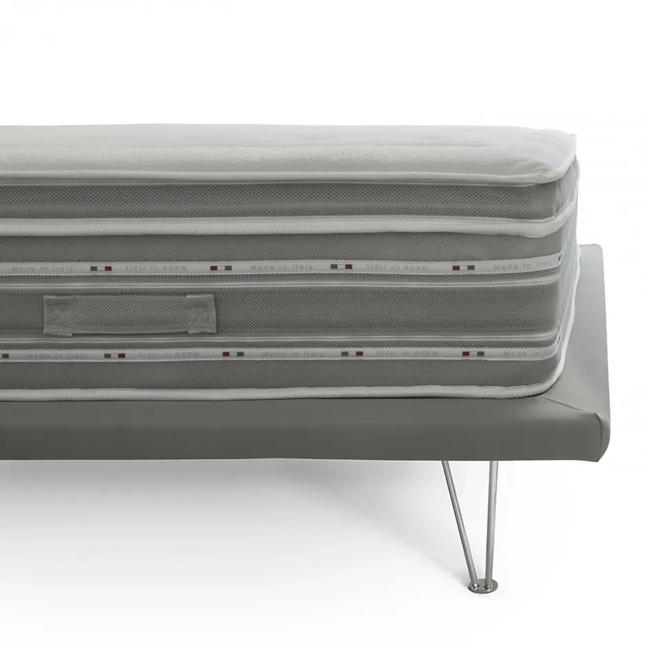 Talamo Italia Matelas double Dgiudic, orthopédique en mousse à mémoire de forme et microressorts ensachés,, 120x190h37 cm Clearance