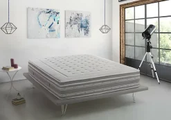Talamo Italia Matelas double Dme, orthopédique en mousse à mémoire de forme et microressorts ensachés,, 160x190h37 cm Sale