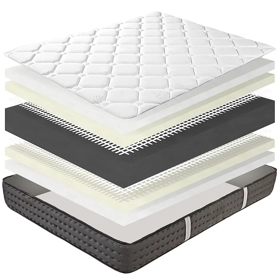 Juanio Matelas ELYA en mousse, réversible 3D avec face été/ hiver, mémoire de forme, indépendance du couchage- 90 X 190 X 20 cm Online