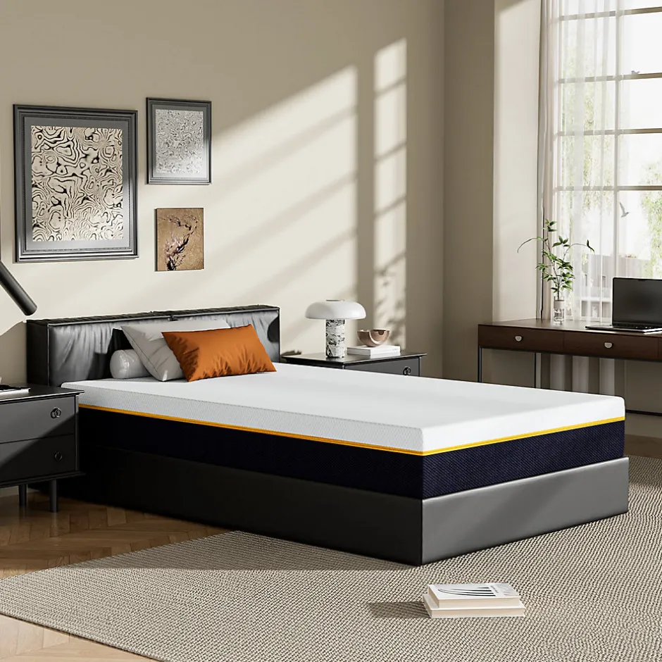 Teeno Matelas en mousse à mémoire de forme 90 x 190 cm , épaisseur 21 cm Clearance