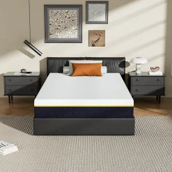 Teeno Matelas en mousse à mémoire de forme 90 x 190 cm , épaisseur 17 cm Discount