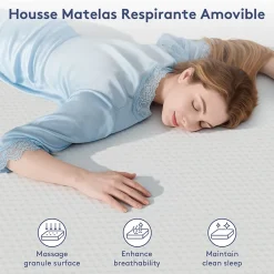 Teeno Matelas en mousse à mémoire de forme 160 x 200 cm , épaisseur 21 cm Sale