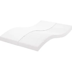 Vidaxl Matelas en mousse blanc 120x210 cm 7 zones dureté 20 ILD New