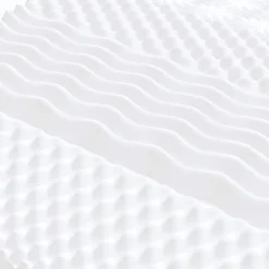 Vidaxl Matelas en mousse blanc 120x210 cm 7 zones dureté 20 ILD New