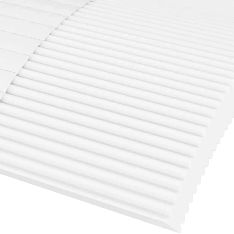 Vidaxl Matelas en mousse blanc 180x210 cm dureté H2 H3 Hot