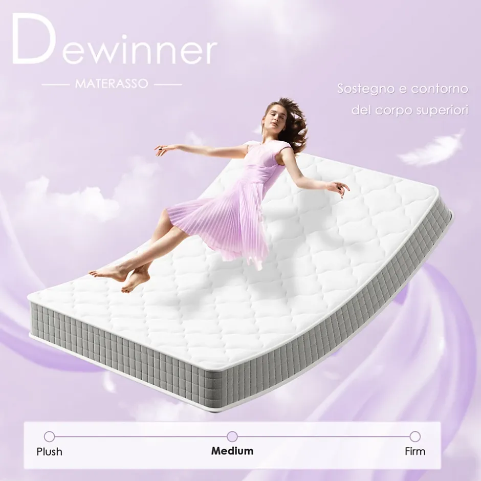 Teeno Matelas en mousse 140x190 cm - 25 cm de hauteur Best
