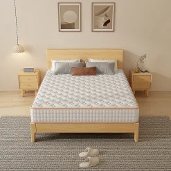 Teeno Matelas en Mousse 140x190cm ,Épaisseur 18cm, Mousse Matelas
