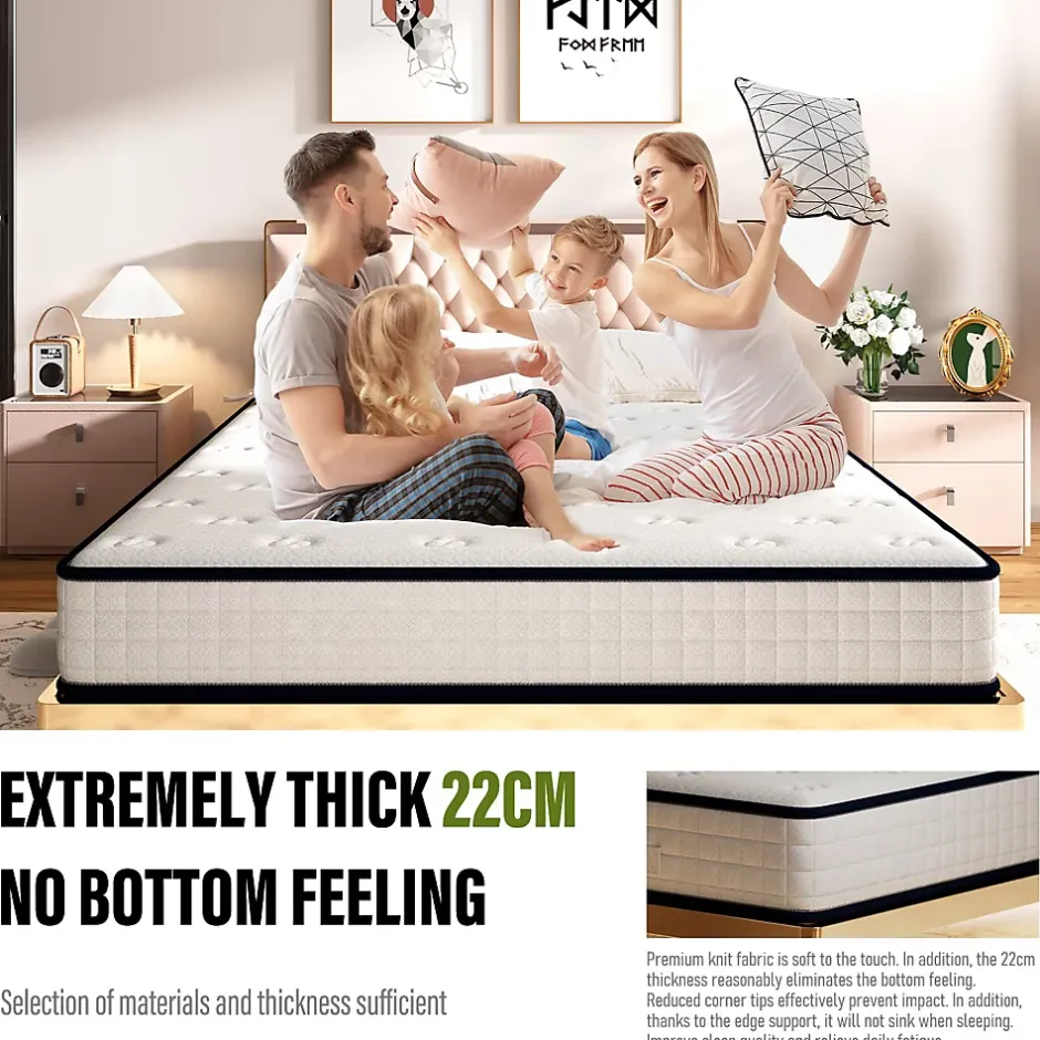 Teeno Matelas en mousse 160x200cm, Épaisseur 22 cm Hot