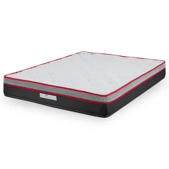 Mercado Do Colchão Matelas Energy I - 23 cm, mousse viscoélastique, fermeté moyenne, bloc 25 RS, tissu 3D, anti-acariens.