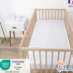 Les Noursons Matelas Enfant / Bébé 80x160 cm - Idéal pour Lit Cabane / Lit Gigogne - Réversible - Oeko Tex