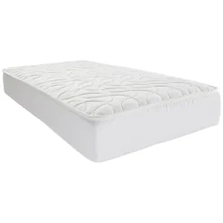 Babysom Matelas Enfant/Bébé Climatisé - 1 Face Été Fraîche et 1 Face Hiver Ouatinée - Anti-acarien - Oeko-Tex - Fabrication française