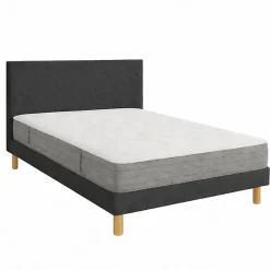 Essenzia Matelas LEVITATION Très Ferme 1000 + Sommier Tradition Graphic 13 cm + Pieds 180x220 Anthracite Ressorts