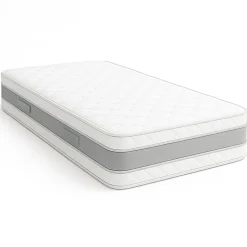 Provence Literie matelas face de contact Mémoire de Forme 62 Kg/m3 90x200 x 21 cm Ferme - 7 Zones de Confort - Noyau Aertech+ 35 Kg/m3 HR Haute Den