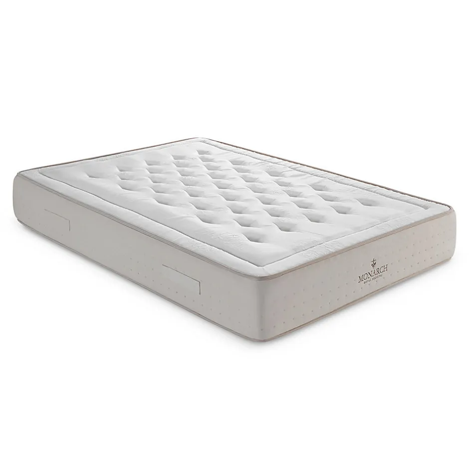 Monarch Matelas Grand Sublime Majestic - Ressorts Ensachés Taille 180 x 160 cm Hauteur 28 cm
