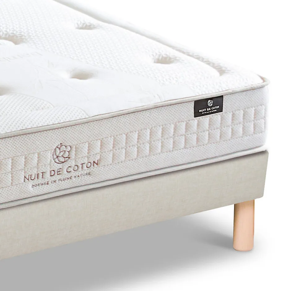 Nuit De Coton Matelas Latex 100% Naturel Prélude 2.0 140x200 cm