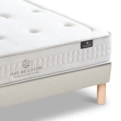 Nuit De Coton Matelas Latex 100% Naturel Prélude 2.0 180x200 cm Hot