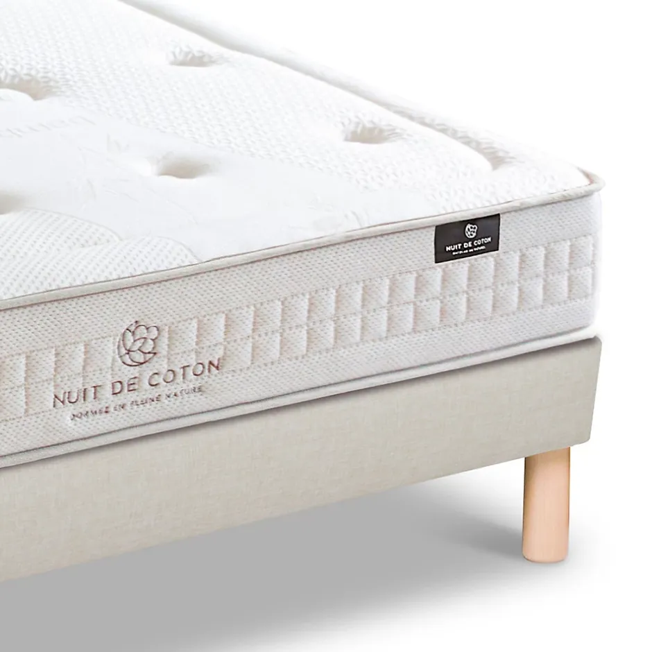 Nuit De Coton Matelas Latex 100% Naturel Prélude 2.0 180x200 cm Hot