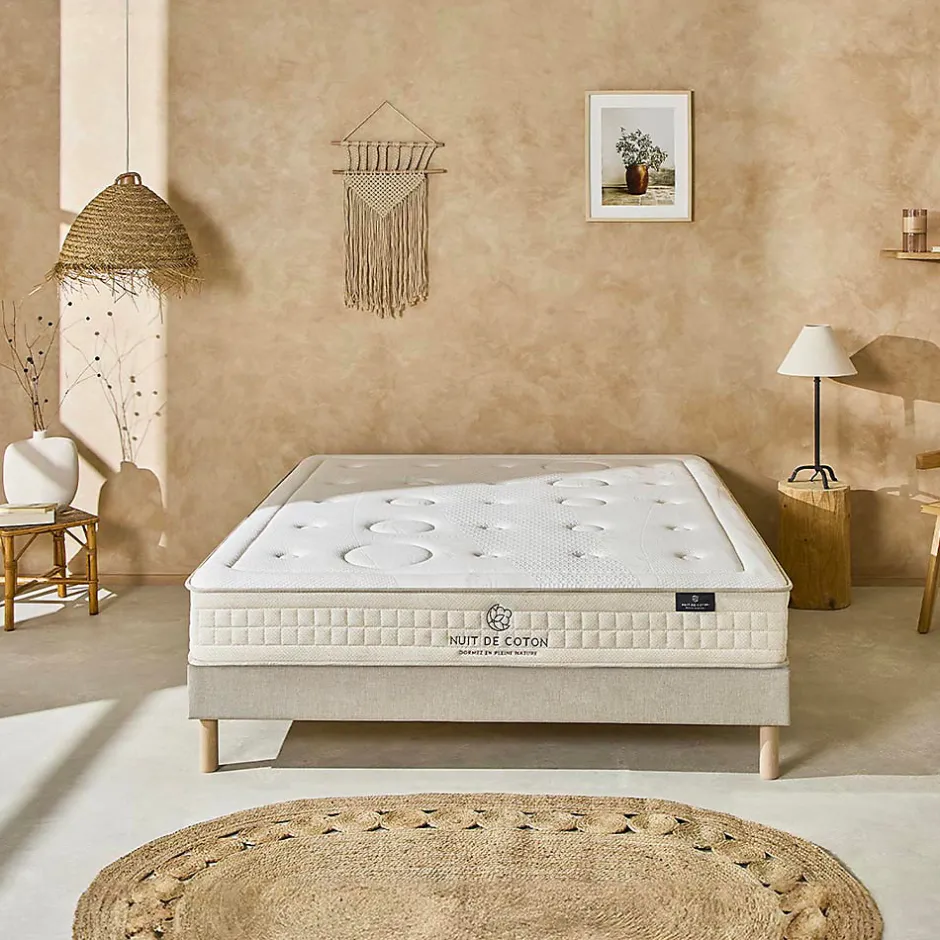 Nuit De Coton Matelas Latex 100% Naturel Prélude 2.0 180x200 cm Hot