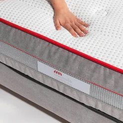 Mercado Do Colchão Matelas Luxury - ressorts ensachés et viscoélastique pour un soutien adaptatif, 27 cm.