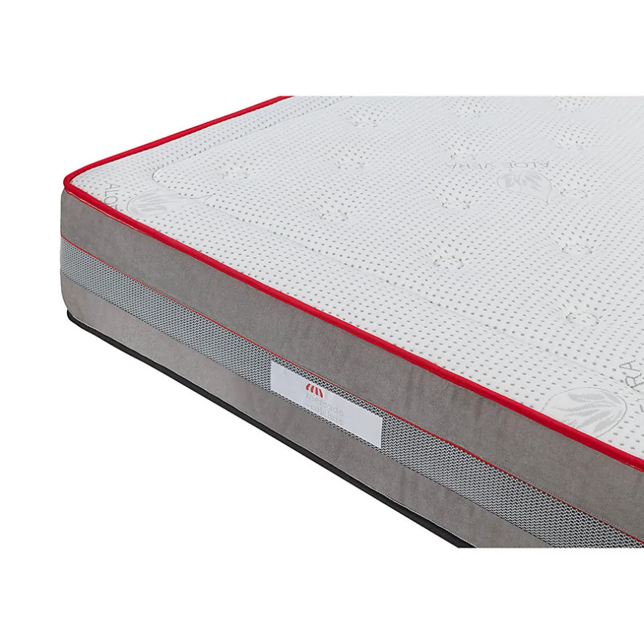 Mercado Do Colchão Matelas Luxury - ressorts ensachés et viscoélastique pour un soutien adaptatif, 27 cm.