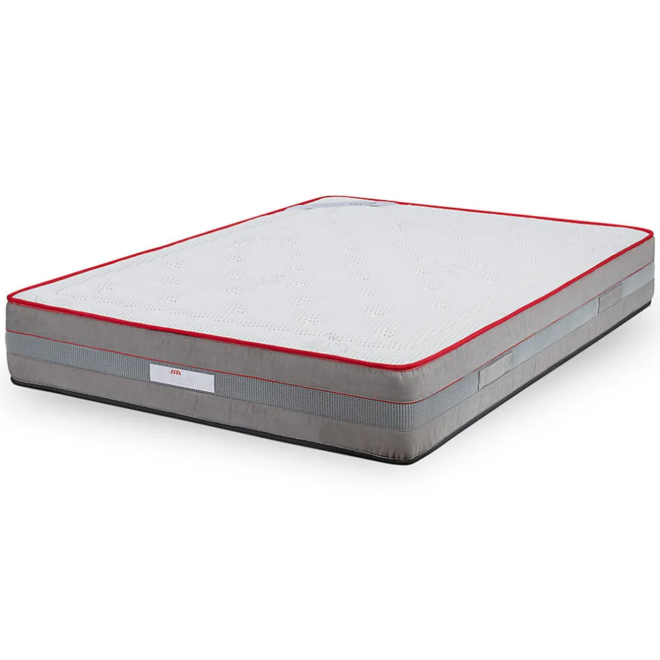 Mercado Do Colchão Matelas Luxury - ressorts ensachés et viscoélastique pour un soutien adaptatif, 27 cm.