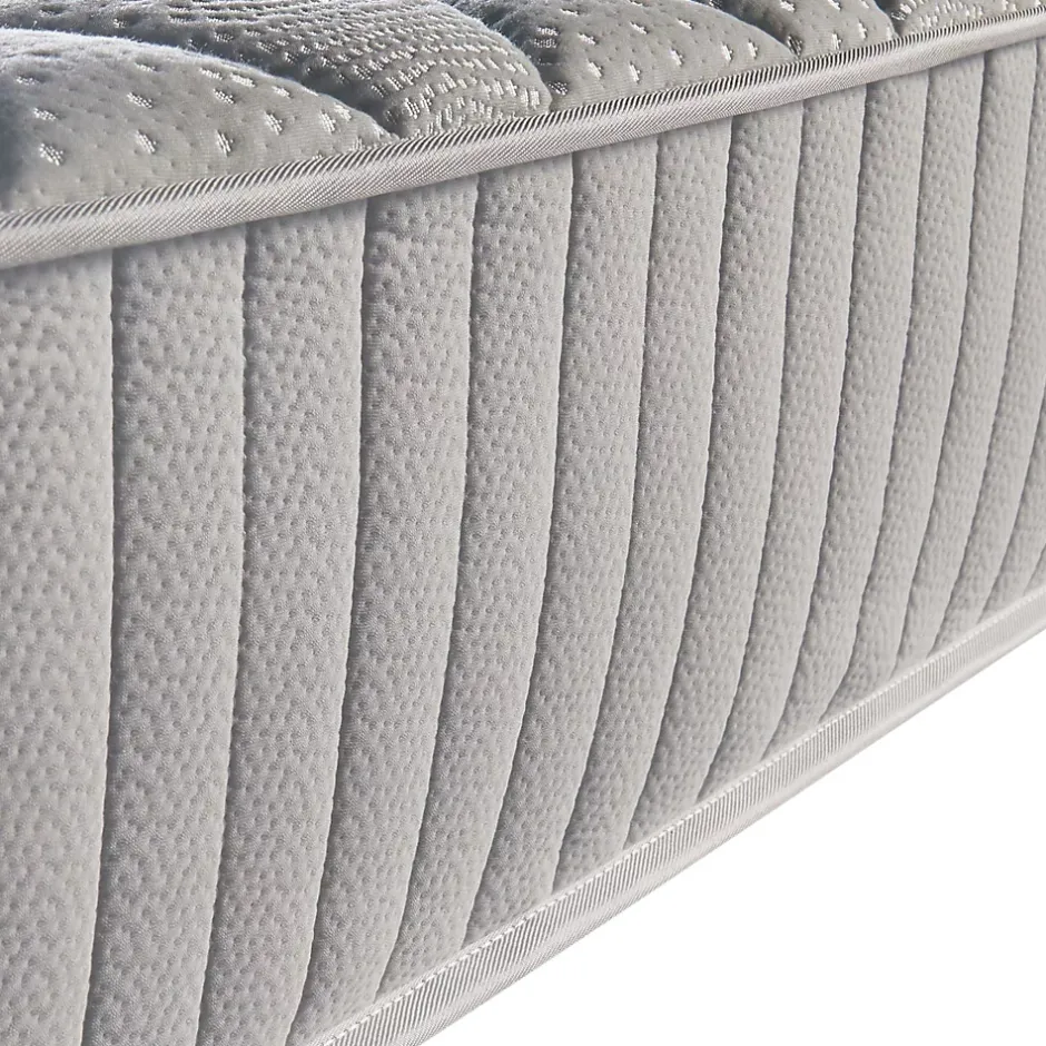 Literie Julien Matelas Marie a Ressorts Ensaches + 3,5 cm matelas face de contact latex en 70 Kg/m3-90x190 Hauteur +/- 25,5 cm - Accueil Moelleux Discount