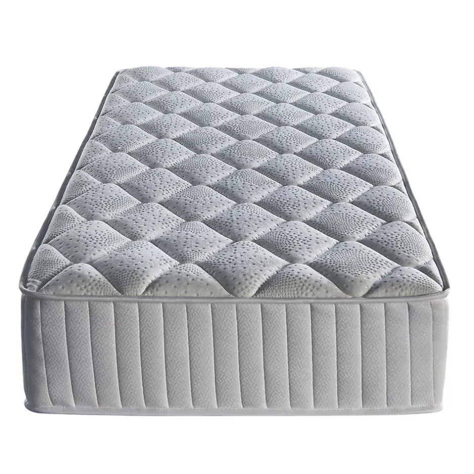 Literie Julien Matelas Marie a Ressorts Ensaches + 3,5 cm matelas face de contact latex en 70 Kg/m3-90x190 Hauteur +/- 25,5 cm - Accueil Moelleux Discount