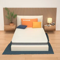 Miasuite Matelas Memory Foam 90x190, Hauteur 30 cm - Déhoussable, Revêtement Bayscent, Respirant. Cabrio